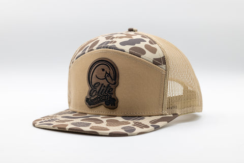 Elite 5 panel camo hat