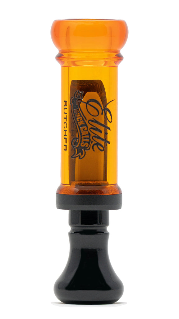 Elite Duck Calls Butcher Cutdown Bourbon and Black Acrylic Call